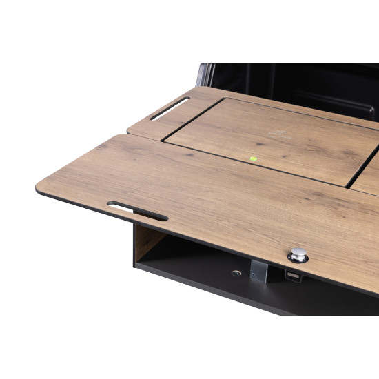 БАГАЖНИК ЗА ТЕГЛИЧ TowBox Camper Life (къс модел) с вграден шкаф за кухня