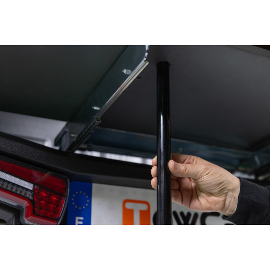 БАГАЖНИК ЗА ТЕГЛИЧ TowBox Camper Life (къс модел) с вграден шкаф за кухня