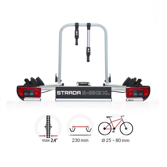 БАГАЖНИК ЗА ТЕГЛИЧ ATERA STRADA E BIKE XL