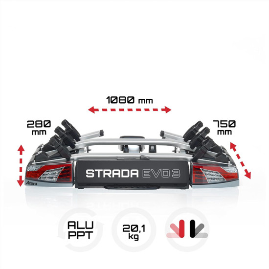 БАГАЖНИК ЗА ТЕГЛИЧ ATERA STRADA EVO 3