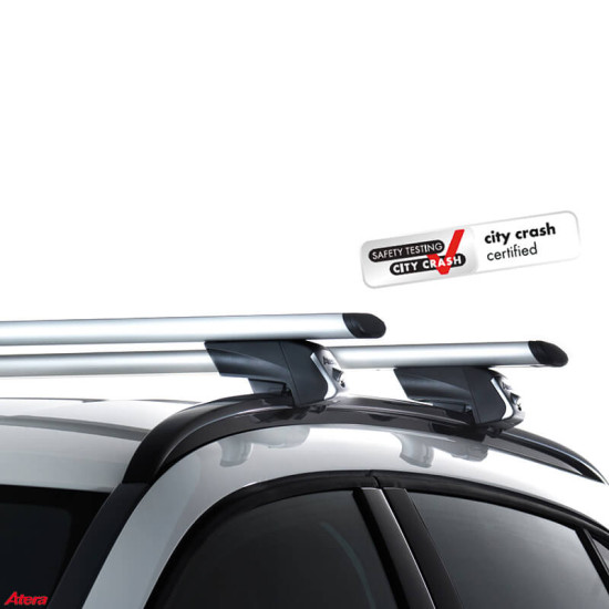 Багажник за Audi A3 5d Sportback (8P - integrated railing) (2004-->2013) Atera Signo RTD Black Flush Rail