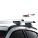 Багажник за Audi A3 5d Sportback (8P - integrated railing) (2004-->2013) Atera Signo RTD Black Flush Rail