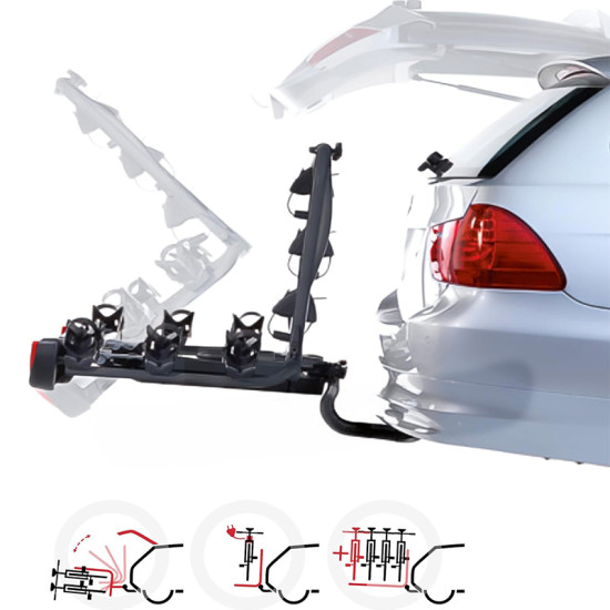 БАГАЖНИК ЗА ТЕГЛИЧ ATERA STRADA SPORT M3 BLACK