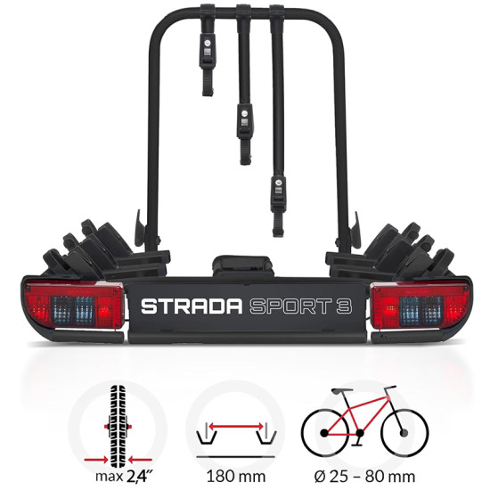 БАГАЖНИК ЗА ТЕГЛИЧ ATERA STRADA SPORT M3 BLACK