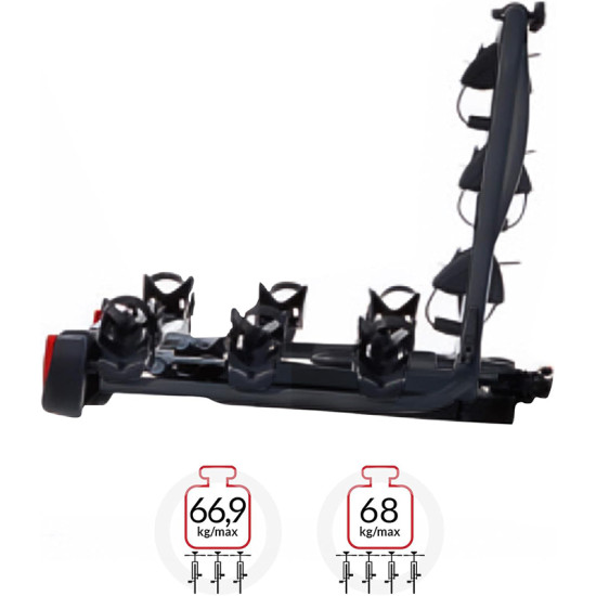 БАГАЖНИК ЗА ТЕГЛИЧ ATERA STRADA SPORT M3 BLACK