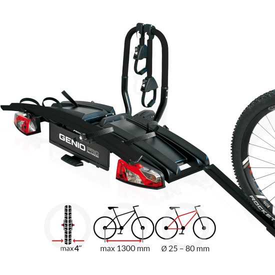 БАГАЖНИК ЗА ТЕГЛИЧ ATERA GENIO PRO ADVANCED BLACK EDITION