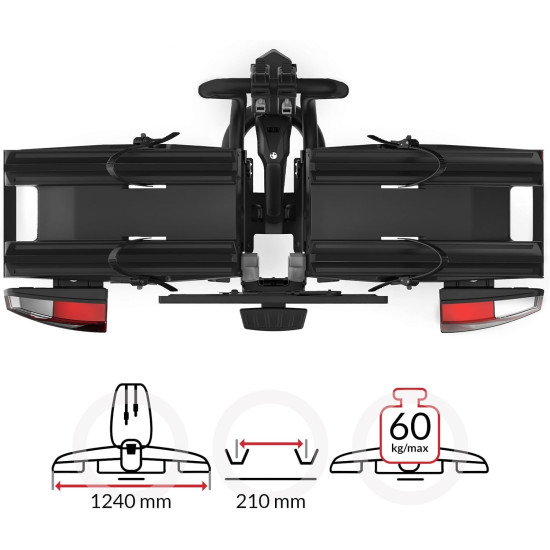 БАГАЖНИК ЗА ТЕГЛИЧ ATERA GENIO PRO ADVANCED BLACK EDITION