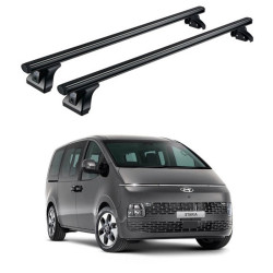 БАГАЖНИК ГРЕДИ CRUZ ALU CARGO AF DARK Hyundai Staria 5d (I/US4 - standard roof) (2021-->)