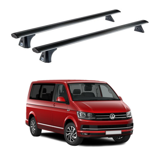 БАГАЖНИК ЗА Volkswagen T6/T6.1 (fixpoint) (2015-->2024) CRUZ AIRO DARK