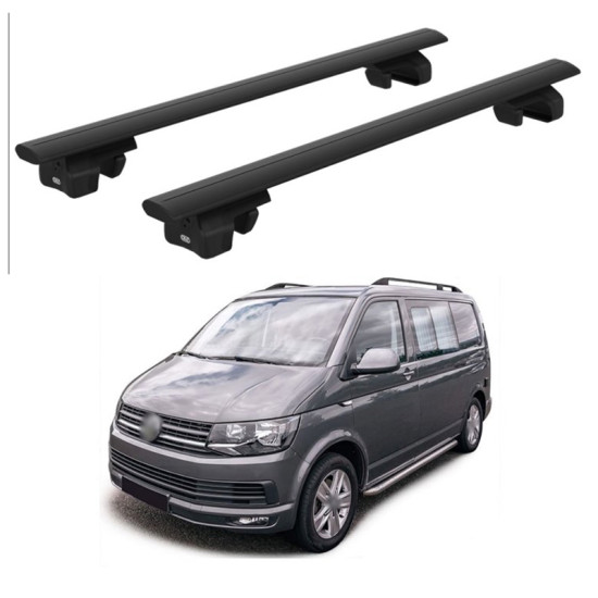 Багажник за Volkswagen T5/T6/T6.1 Roof Railing (2003-->2024) CRUZ AIRO DARK