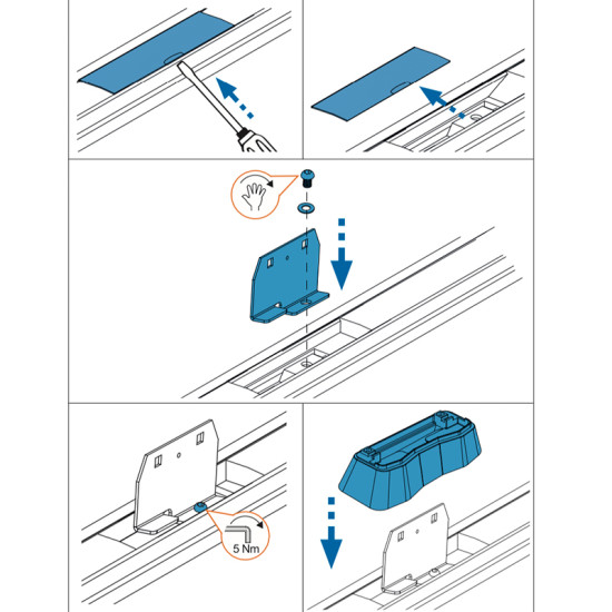 БАГАЖНИК ГРЕДИ CRUZ AIRO FIX DARK Suzuki Across 5d (XA50 - integrated railing) (2020-->)
