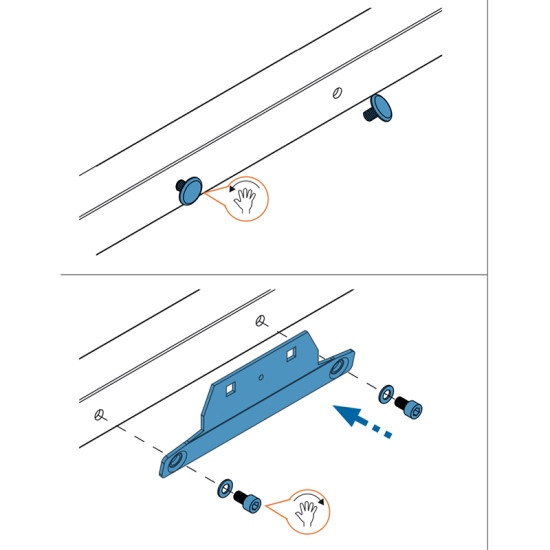 БАГАЖНИК ГРЕДИ CRUZ AIRO FIX DARK Jeep Grand Cherokee 5d (V/WL - integrated railing) (2021-->)