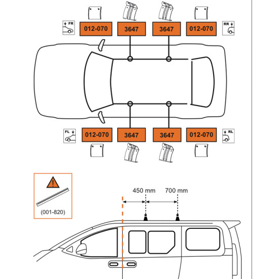 БАГАЖНИК ГРЕДИ CRUZ AIRO DARK за Hyundai Staria 5d (I/US4 - standard roof) (2021-->)