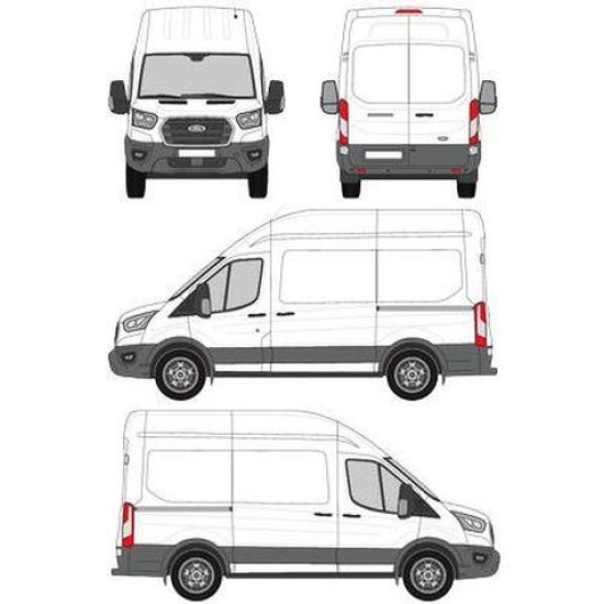 БАГАЖНИК ТОВАРНА СКАРА CRUZ EVO RACK MODULE Ford Transit L2H3 (V) (2014-->)