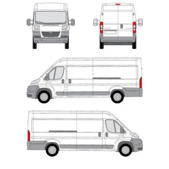 БАГАЖНИК ТОВАРНА СКАРА CRUZ EVO RACK MODULE Citroën Jumper L4H2 (III) (2006-->2014)