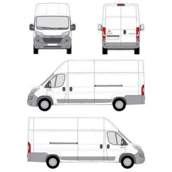 БАГАЖНИК ТОВАРНА СКАРА CRUZ EVO RACK MODULE Citroën Jumper L4H3 (III.2) (2014-->)