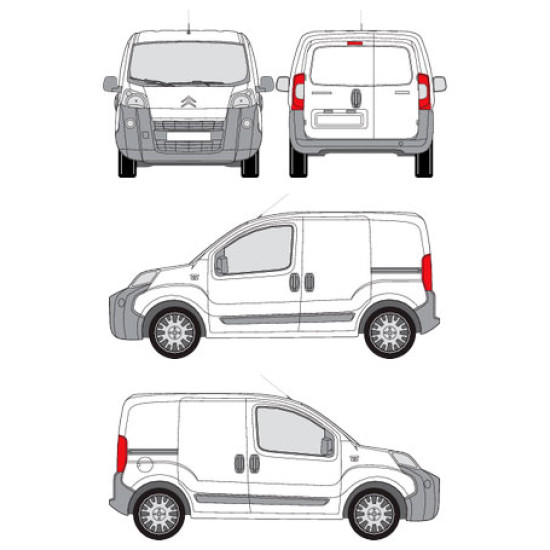 БАГАЖНИК ТОВАРНА СКАРА CRUZ EVO RACK MODULE Citroën Nemo (III) (2008-->)