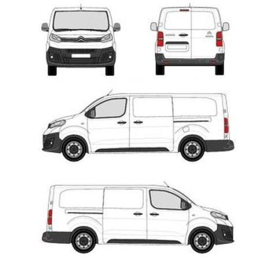 БАГАЖНИК ТОВАРНА СКАРА CRUZ EVO RACK MODULE Citroën Spacetourer L3H1 (XL/long - 5 fixpoint) (2016-->)