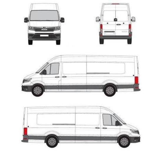 БАГАЖНИК ТОВАРНА СКАРА CRUZ EVO RACK MODULE MAN TGE L5H3 (ELWB/high roof) (2017-->)