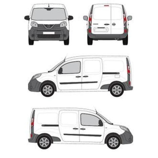 БАГАЖНИК ТОВАРНА СКАРА CRUZ EVO RACK MODULE Nissan NV250 L2 (I - rear doors) (2019-->)