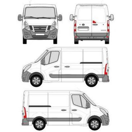 БАГАЖНИК ТОВАРНА СКАРА CRUZ EVO RACK MODULE Nissan NV400 L1H1 (III) (2010-->)