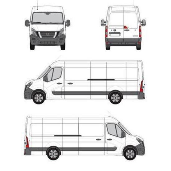 БАГАЖНИК ТОВАРНА СКАРА CRUZ EVO RACK MODULE Nissan NV400 L4H2 (III) (2010-->)