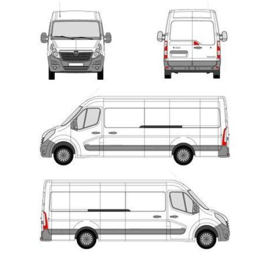 БАГАЖНИК ТОВАРНА СКАРА CRUZ EVO RACK MODULE Opel / Vauxhall Movano L4H2 (III) (2010-->2021)