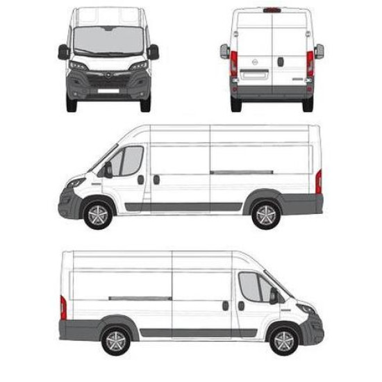 БАГАЖНИК ТОВАРНА СКАРА CRUZ EVO RACK MODULE Opel / Vauxhall Movano L4H2 (IV) (2021-->)