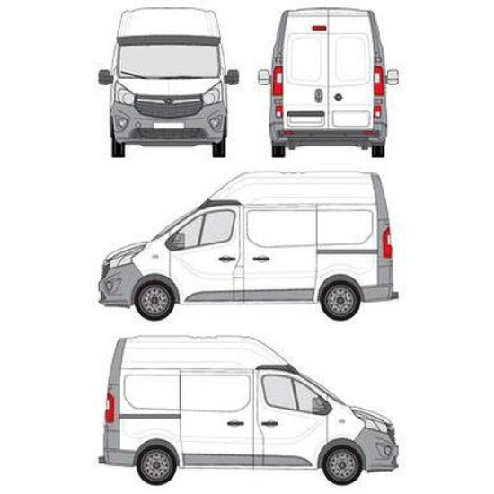 БАГАЖНИК ТОВАРНА СКАРА CRUZ EVO RACK MODULE Opel / Vauxhall Vivaro L1H2 (III/X82) (2014-->2019)