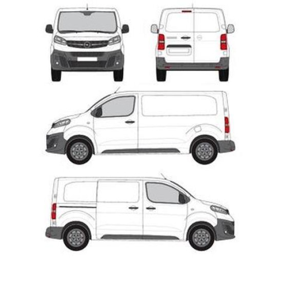 БАГАЖНИК ТОВАРНА СКАРА CRUZ EVO RACK MODULE Opel / Vauxhall Vivaro L2H1 (M/medium - 3 fixpoint) (2019-->)