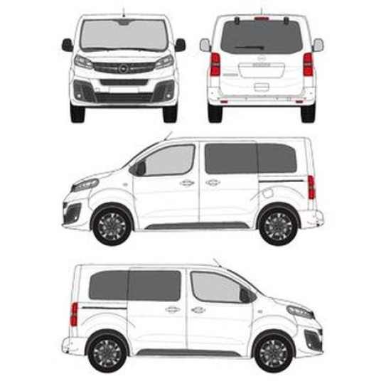 БАГАЖНИК ТОВАРНА СКАРА CRUZ EVO RACK MODULE Opel / Vauxhall Zafira Life L1H1 (S/short - 4 fixpoint) (2019-->)