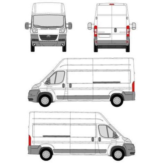 БАГАЖНИК ТОВАРНА СКАРА CRUZ EVO RACK MODULE Peugeot Boxer L3H3 (III) (2006-->2014)