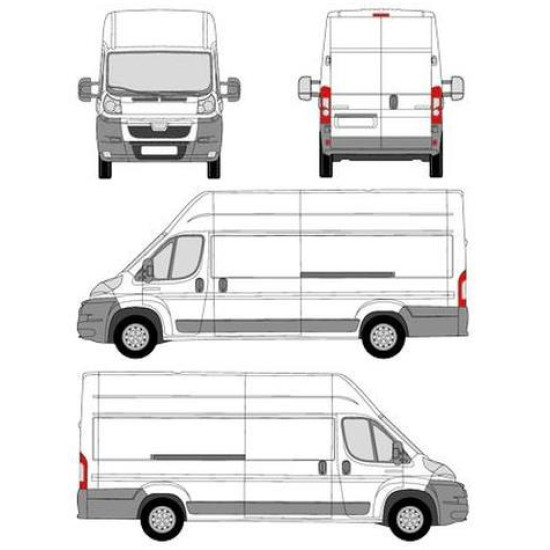 БАГАЖНИК ТОВАРНА СКАРА CRUZ EVO RACK MODULE Peugeot Boxer L4H3 (III) (2006-->2014)