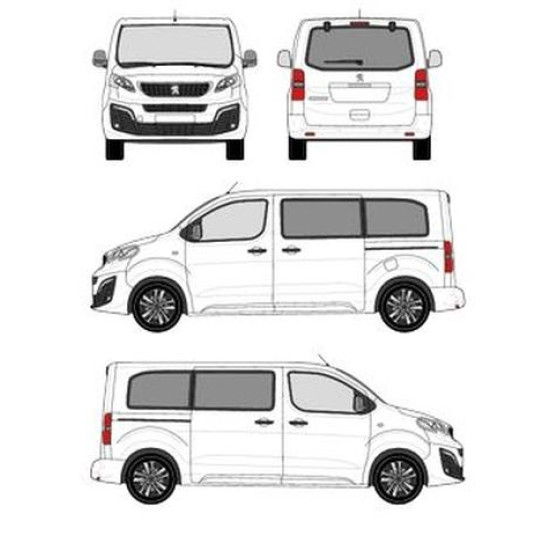 БАГАЖНИК ТОВАРНА СКАРА CRUZ EVO RACK MODULE Peugeot Traveller L2H1 (M/standard - 5 fixpoint) (2016-->)
