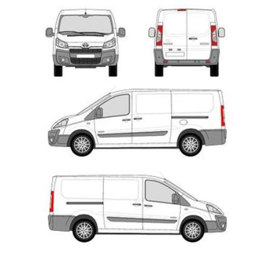 БАГАЖНИК ТОВАРНА СКАРА CRUZ EVO RACK MODULE Toyota ProAce L2H1 (2013-->2016)