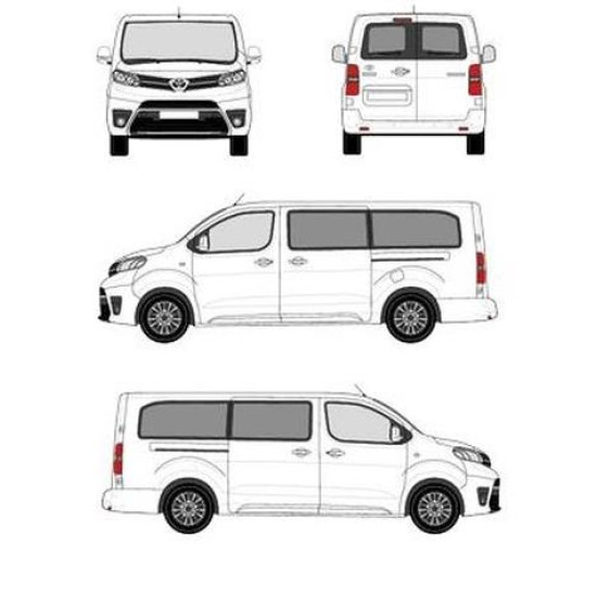 БАГАЖНИК ТОВАРНА СКАРА CRUZ EVO RACK MODULE Toyota ProAce Verso L2 (XL/long - 5 fixpoint) (2016-->)