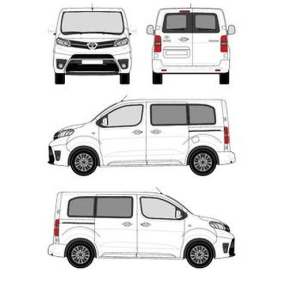 БАГАЖНИК ТОВАРНА СКАРА CRUZ EVO RACK MODULE Toyota ProAce Verso L0 (XS/compact - 4 fixpoint) (2016-->)