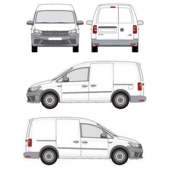 БАГАЖНИК ТОВАРНА СКАРА CRUZ EVO RACK MODULE Volkswagen Caddy Maxi (IV) (2015-->2020)