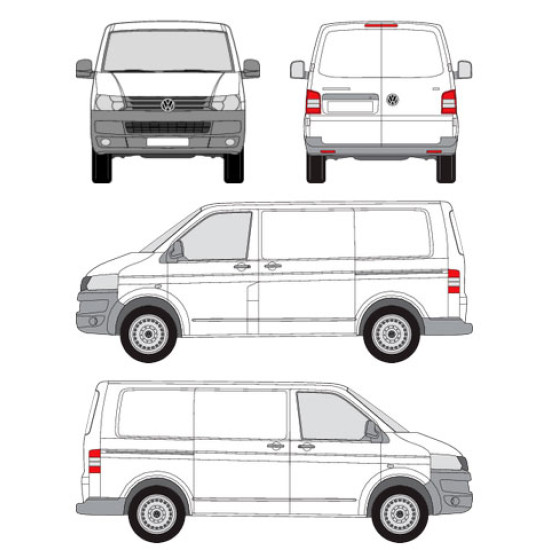 БАГАЖНИК ТОВАРНА СКАРА CRUZ EVO RACK MODULE Volkswagen T5 (T-Profile / T-Track) (2003-->2015)