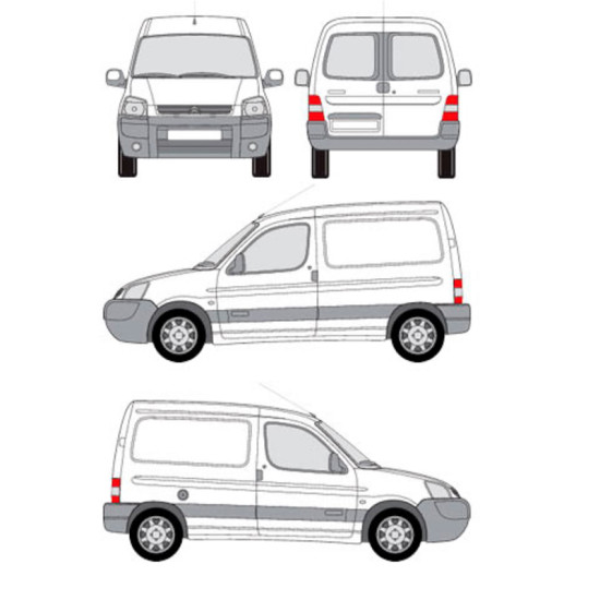 БАГАЖНИК ЗА ТОВАРНИ АВТОМОБИЛИ CRUZ Xpro Citroën Berlingo (I) (1996-->2008)