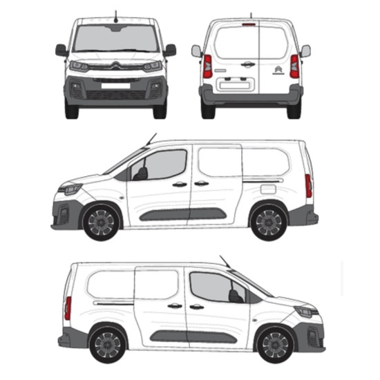 БАГАЖНИК ТОВАРНА СКАРА CRUZ EVO RACK MODULE Citroën Berlingo XL (III) (2018-->)