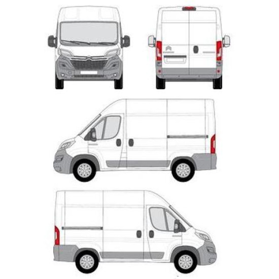 БАГАЖНИК ТОВАРНА СКАРА CRUZ EVO RACK MODULE Citroën Jumper L1H2 (III.2) (2014-->)