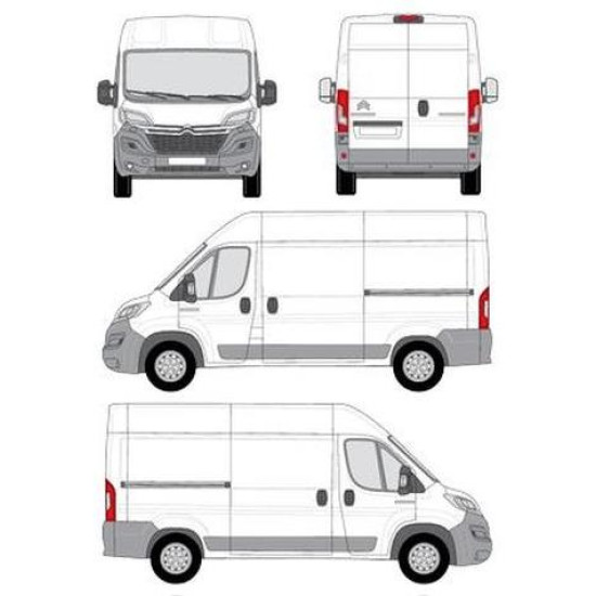 БАГАЖНИК ТОВАРНА СКАРА CRUZ EVO RACK MODULE Citroën Jumper L2H2 (III.2) (2014-->)