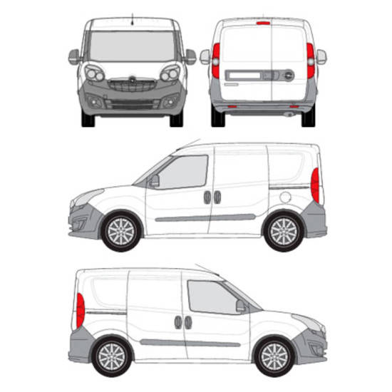 БАГАЖНИК ТОВАРНА СКАРА CRUZ EVO RACK MODULE Fiat Doblo Cargo (II - box) (2010-->2015)