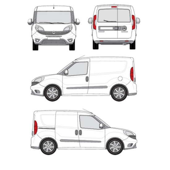 БАГАЖНИК ТОВАРНА СКАРА CRUZ EVO RACK MODULE Fiat Doblo Cargo (II.2) (2015-->2022)