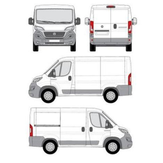 БАГАЖНИК ТОВАРНА СКАРА CRUZ EVO RACK MODULE Fiat Ducato L1H1 (III.2) (2014-->)