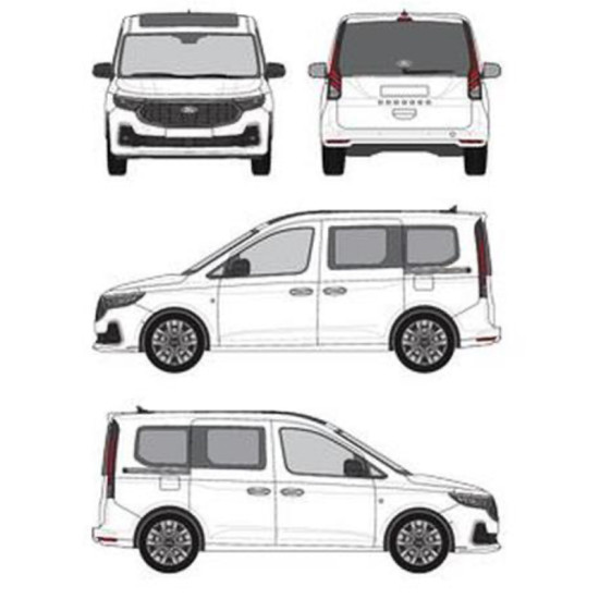 БАГАЖНИК ТОВАРНА СКАРА CRUZ EVO RACK MODULE Ford Connect III L1 (fixpoint) (2022-->)