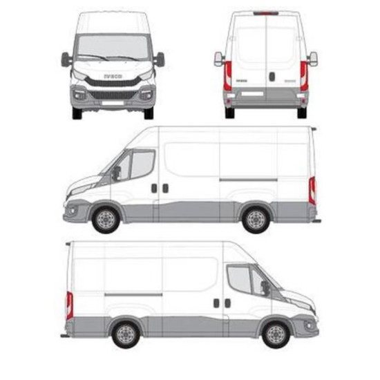 БАГАЖНИК ТОВАРНА СКАРА CRUZ EVO RACK MODULE Iveco Daily 3520L/H2 (12 m3) (2014-->)