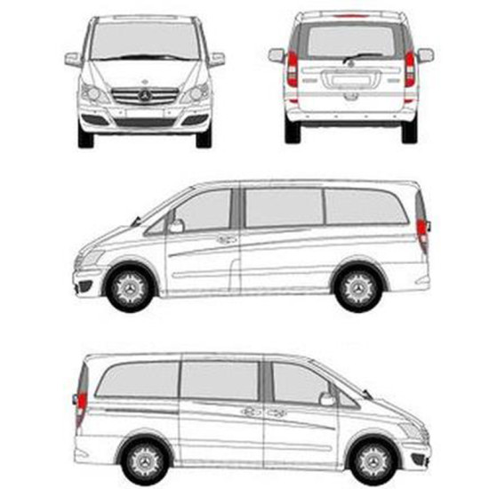 БАГАЖНИК ТОВАРНА СКАРА CRUZ EVO RACK MODULE Mercedes Viano 5d MPV (W447) (2014-->)