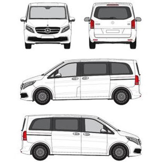 БАГАЖНИК ТОВАРНА СКАРА CRUZ EVO RACK MODULE Mercedes Clase V L1H1/compact (W447) (2014-->)